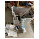 SHOOT PROTECTOR PLASTIC BIN WITH PURIFIED WATER,