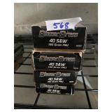200 ROUNDS OF 40 SW AMMO