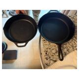 LODGE CAST IRON PANS