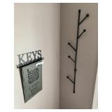 KEY RACK AND COAT HOOK