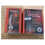 HORNADY 30 CAL 150 GR BULLETS HALF FULL AND