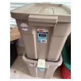 2 STORAGE TOTES