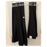 NEW BLACK SLACKS 3 PAIR SIZE 8 PETITE