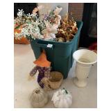 ARTIFICAL FLOWERS, VASE ETC.