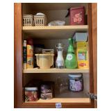 CONTENTS OF CUPBOARD AS SHOWN