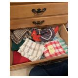 HAND MADE DINOSAUR, TABLE NAPKINS, DISH TOWELS,