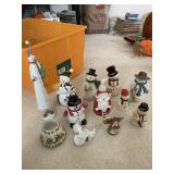 CHRISTMAS SNOWMENï¿½S, SOAP DISPENSER, ETC.