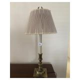 BRASS LAMP 27" H