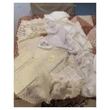 LACE DOILIES, TABLE RUNNERS, LACE TABLECLOTH,