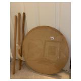 GLASS TABLETOP AND LEGS