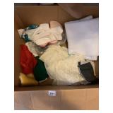 PIECES OF FABRIC AND LACE