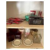 CANDLE HOLDERS, POP CORN