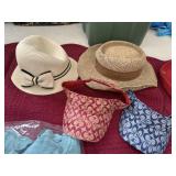 FULL BED COVER, VISORS, HATS, PANAMA HAT ETC.