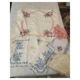 EMBROIDERED TABLE COVERS