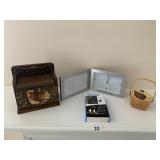 SMART WATCH, CLOCK, BASKET, TRINKET BOX