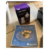 COLD RELISH TRAY, COFFEE BUTLER