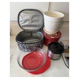 INSULATED FOOD STORAGE, MINI CROCK POT