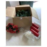 PILLAR CANDLES, HURRICANE, ETC.