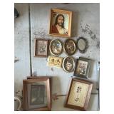 ASSORTED PRINTS, MIRROR ETC.