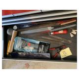 DRAWER CONTENTS, FILES, POP RIVET TOOL, ETC.