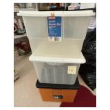 3 STORAGE TOTES