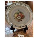 GERMAN OPEN WEAVE DECORATIVE PLATE