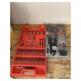 BATTERY OP NEW SCREWDRIVER, DRILL BITS, ETC.