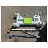 LITTLE BURRO WHEELBARROW GARDEN TRAY, SPRAYER