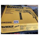 DEWALT CORDED HAND DRILL WITH BITS