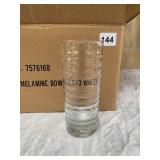 9 WAVY GLASS TALL GLASSES