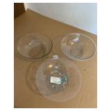 3 SERVING BOWLS