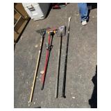 MOP, THATCHING TOOL, EDGER, WRECKING BAR
