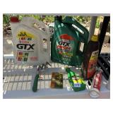 MOTOR OIL, GARDEN CHEMICALS