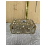 HEAVY GLASS TRINKET BOX