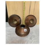 10 COPPER 6" OIL LAMP SHADES