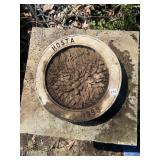 LARGE HOSTA DECORATIVE GARDEN PAVER