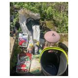 SHEPARDS HOOK, INSECT CONTROL, METAL BIRD FEEDER,