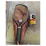 SLAZENGER DRAGON RAQUET BALL RAQUET WITH CASE AND