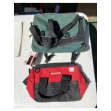CRAFTSMAN TOOL BAG AND EDDIE BAUER MESSENGER BAG