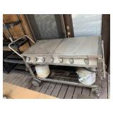 NEXGRILL DOUBLE PROPANE TANK STAINLESS STEEL