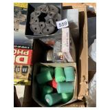 GROUP OF CANDLES DANCE CANDLE HOLDER ETC.