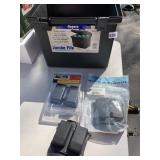 HOLSTER, PLASTIC BIN, DOUBLE MAG HOLDER NEW