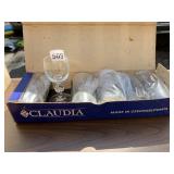 CLAUDIA SET OF 6 GLASSES NEW