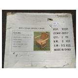 NEW CHAIR HAS CRACK ON ARM