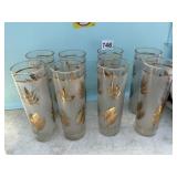 MCM GOLD LEAF GLASSES