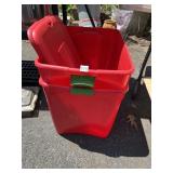 2 BINS WITH LIDS
