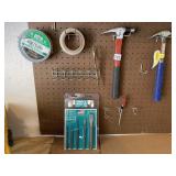 HAMMERS, PUNCH & CHISEL SET, TAPE