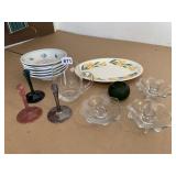 CANDLE HOLDERS, BOWLS, MUG