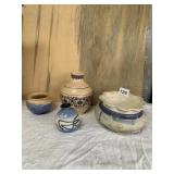 POTTERY BOWL, CUBA BUD VASE, PLANTER, VASE