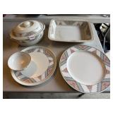 MIKASA INTAGLIO COVERED CASSEROLES, DISH AND